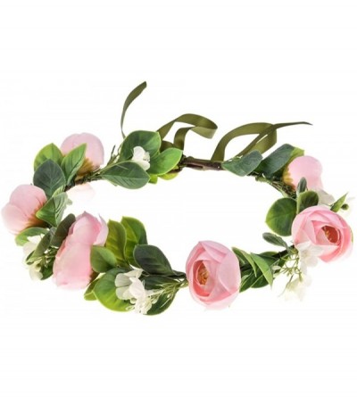 Headbands Christmas Flower Crown Vintage Nature Berries Festival Woodland Wedding Headband HD-02 - Camellia Pink - CX194LL2Y2...