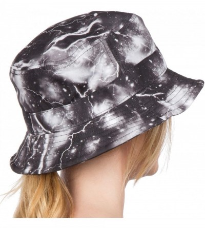 Sun Hats Gemma Colorful Design Cloche Bucket Bell Summer Hat - Black - C811VP5YOYJ $9.12