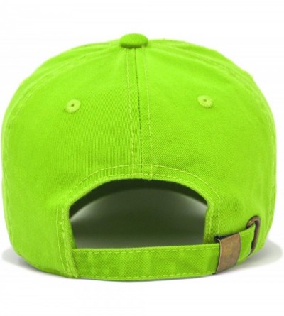 Baseball Caps Pineapple Embroidered Classic Polo Style Baseball Cap Low Profile Dad Cap Hat - Fba Lime - C218QY4ZE67 $9.51