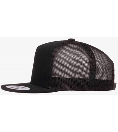 Baseball Caps Adjustable Snapback Classic Trucker Hat 6006 - Black - C911G6M7Z65 $11.61