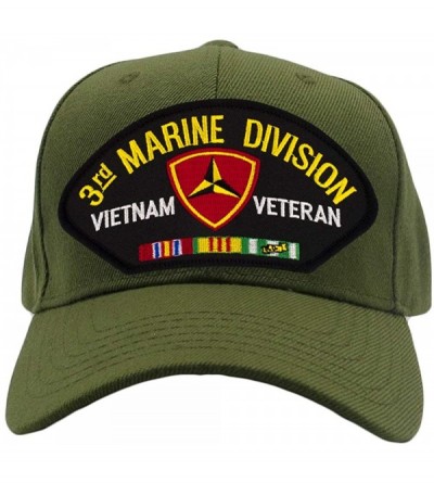 Baseball Caps USMC - 3rd Marine Division - Vietnam Hat/Ballcap Adjustable One Size Fits Most - CI18HWS8Q7X $27.48