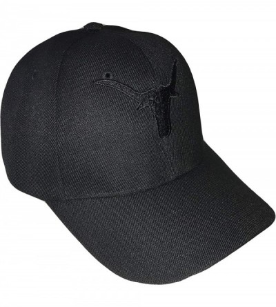 Baseball Caps Longhorns Adjustable Curved Bill Baseball Cap (One Size- Black) - CU18KHD07S9 $15.63