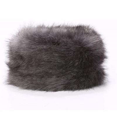 Bomber Hats Women Men Winter Fur Cossack Cap Thick Russian Hat Warm Soft Earmuff - H1-dark Grey - CV18HX44TXZ $32.49