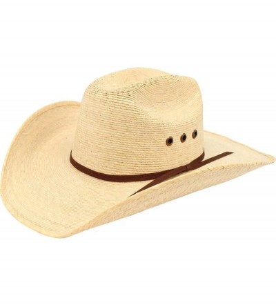 Cowboy Hats Mens Natural Palm Western Hat - C4127NM3ZY7 $33.48