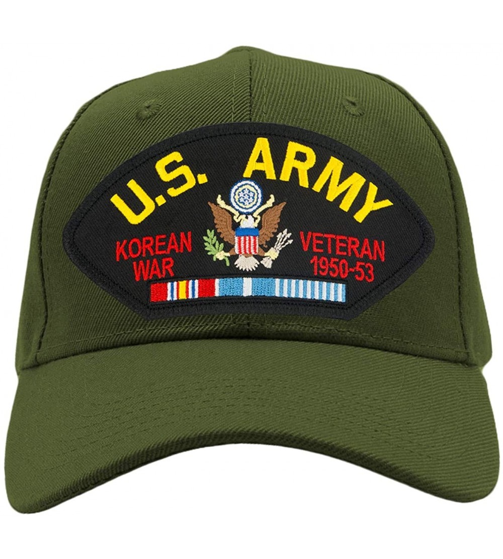 Baseball Caps US Army - Korean War Veteran Hat/Ballcap Adjustable One Size Fits Most (Multiple Colors & Styles) - Olive Green...