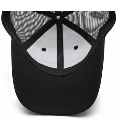 Baseball Caps Mens Popular Sport Hat Baseball Cap Trucker Hat - Black - CN18WLU30SQ $21.24