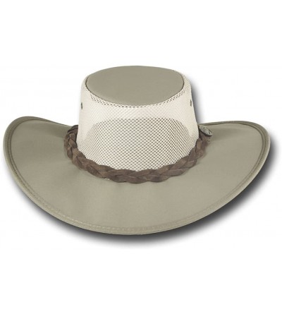 Sun Hats Wide Brim Canvas Cooler Hat - Item 1087 - Khaki - CL12N10JEH7 $39.18