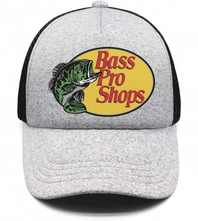 Baseball Caps Street Dancing Adjustable Mesh Unisex Fishing-Fish-Bass-Pro-Shops-Logo-Trucker Hat Caps - Fishing Fish Bass-35 ...