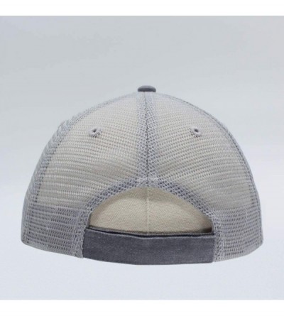 Baseball Caps Vintage Washed Cotton Soft Mesh Adjustable Baseball Cap - Light Gray - CJ180E38N39 $13.25