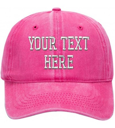 Baseball Caps Custom Embroidered Baseball Hat Personalized Adjustable Cowboy Cap Add Your Text - Retro Rose - CL18HTOOSAU $15.80