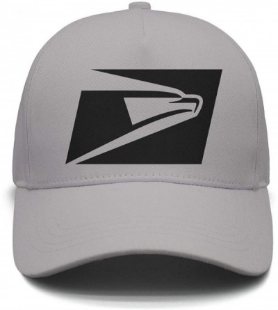 Baseball Caps Mens Womens USPS-United-States-Postal-Service-Logo- Printed Adjustable Dad Hat - Grey-1 - CP18NU05TNI $13.55