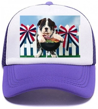 Baseball Caps Men Womens Custom Hat Graphic Fashion Trucker Hats Adjustable Baseball Cap. - Purple - CG18EAXUSNH $9.93