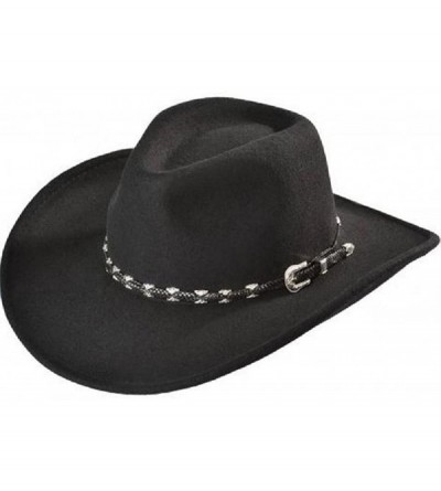 Cowboy Hats Wallaby Hat- Black- X-Large - CL110DG9OOB $56.73