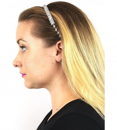 Headbands Crystal Rhinestone Stretch Headband - CL11NPOLAUN $9.81