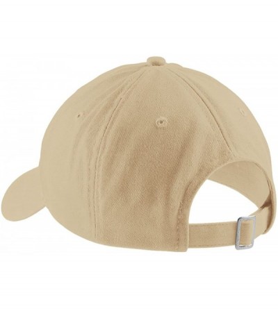Baseball Caps Dog Lover Embroidered Soft Low Profile Cotton Cap Dad Hat - Stone - C517X3K5NHN $14.28