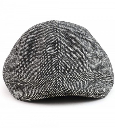 Newsboy Caps Melton Woven Wool Comfortable Fit Ivy Cap - Salt and Pepper - CO12MY2GN2J $23.29