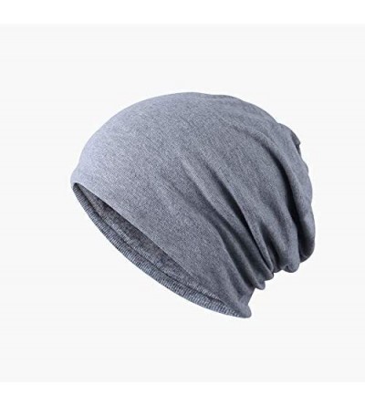 Skullies & Beanies Women's Sleep Soft Headwear Cotton Lace Beanie Hat Hair Covers Night Sleep Cap - Color Mix 37&38 - CI192YO...