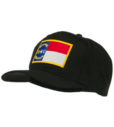 Baseball Caps Eastern State North Carolina Embroidered Patch Cap - Black - CC11PN6O1BR $12.18