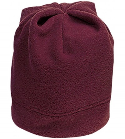 Skullies & Beanies Stretch Fleece Beanie Cap (C900) Hat - Maroon - CV111CTPYVP $7.80