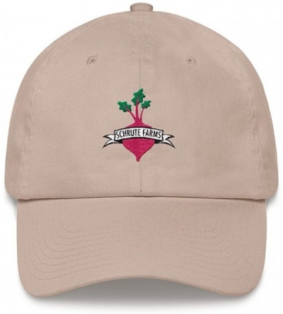 Baseball Caps Schrute Farms The Office Hat Dwight Schrute Beet Farm Embroidered The Office Fan Gift - Stone - C618CIKG8HW $23.90