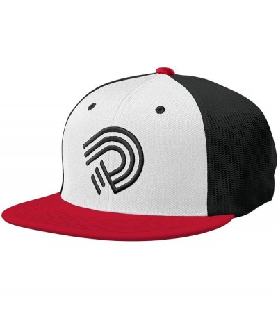 Baseball Caps Hats - Snapback and Flexfit - Scarlet/Black/White - C018XTI9A6I $48.20