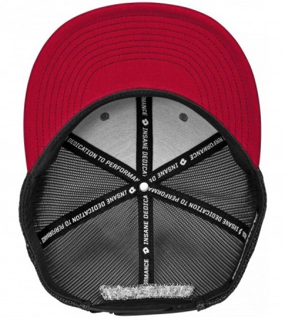 Baseball Caps Hats - Snapback and Flexfit - Scarlet/Black/White - C018XTI9A6I $31.03
