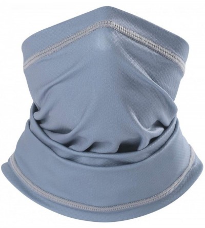 Balaclavas Neck Gaiter for Men Women- Versatile Fishing Face Mask Non Slip Breathable for Sun Wind Protection - Solid Grey - ...