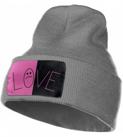 Skullies & Beanies Unisex Warm Winter Hats- Lil Peep Skull Knit Hat Cap - Stay Warm- Stylish- Warm- Stretchy & Soft - Deep He...