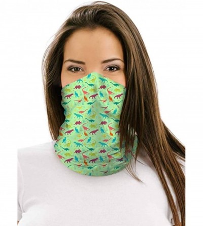 Headbands Seamless Face Cover Neck Gaiter for Outdoor Bandanas for Anti Dust Print Cool Women Men Windproof Scarf - B-green -...
