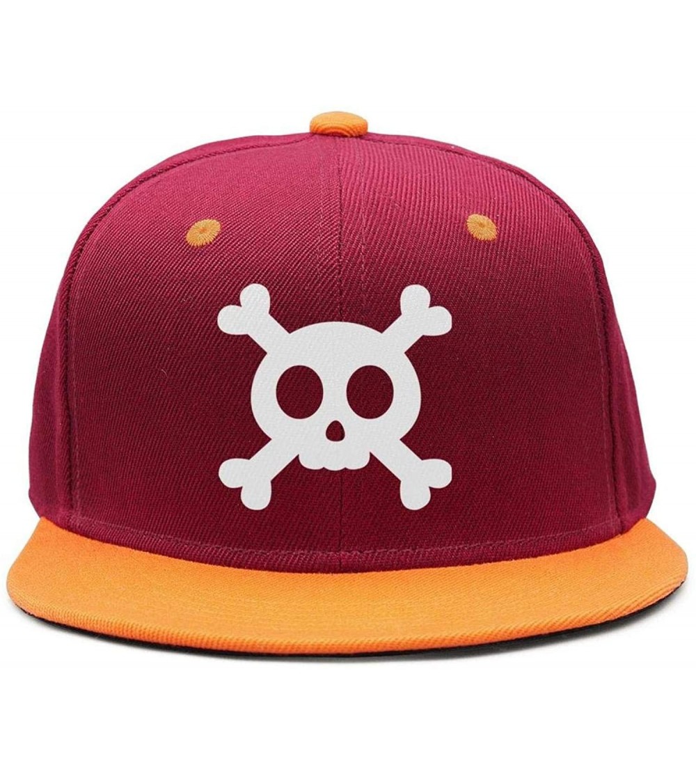 Baseball Caps Skull and Crossbone Pirate Flag Women Men Plain Caps Cool Hat - White Skull And-1 - C618HU4ZNK8 $15.24