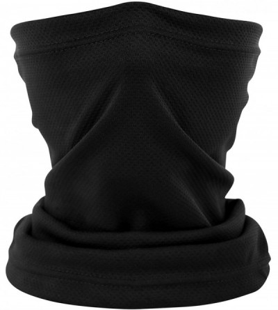 Balaclavas Windproof Balaclava Bandana Headwrap Breathable Neck Giater for Outdoor Sports - Black - CY199I0N37G $12.72