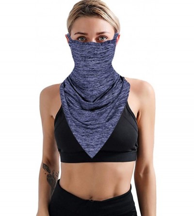 Balaclavas Women/Men Scarf Outdoor Headwear Bandana Sports Tube UV Face Mask for Workout Yoga Running - Light Blue - CE198UR7...