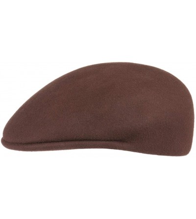 Newsboy Caps Felt Flat Cap Women/Men - Made in Italy - Brown - CK184G9QH5M $70.32