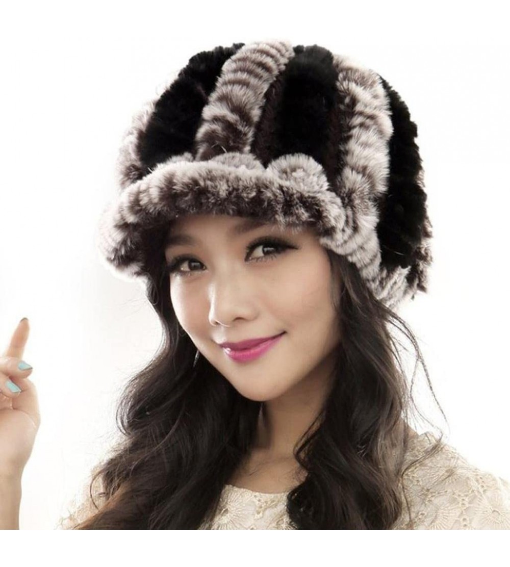 Skullies & Beanies 2017 Women Hats Women Fashion Hats Handmade Warm Caps Female Headgear (Black- one Size) - Black - CC1880RC...
