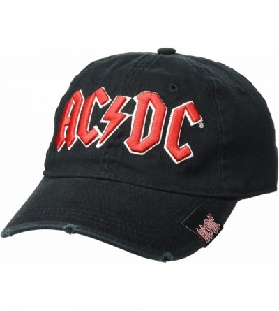 Baseball Caps AC/DC- Red on White Logo Snapback Hat Size ONE SIZE - CN11L299MG3 $20.17