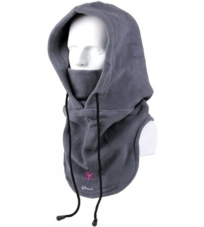 Balaclavas Tactical Balaclava Full Face Mask Fleece Warm Winter Outdoor Sports Mask Wind-Resistant Hood Hat Multi Colors - CG...