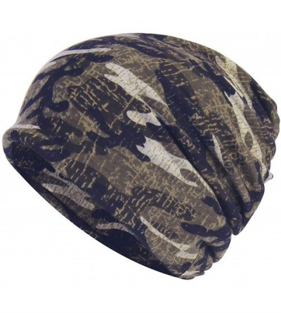 Skullies & Beanies Women's Sleep Soft Headwear Cotton Lace Beanie Hat Hair Covers Night Sleep Cap - Color Mix 27&28 - C4192QM...