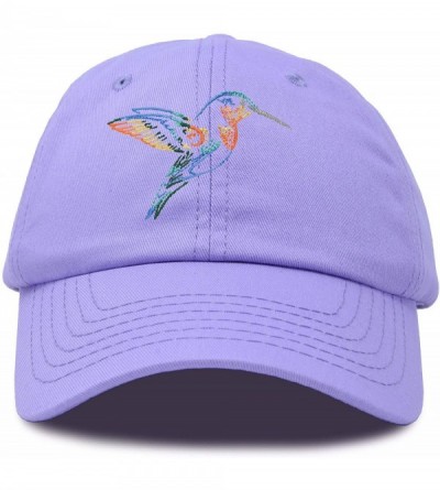 Baseball Caps Hummingbird Hat Baseball Cap Mom Nature Wildlife Birdwatcher Gift - Lavender - CN18SN9WYZK $12.34
