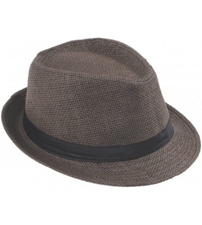 Sun Hats Mens Women Beach Sun Cap Hat Visor Photography Prop Outfit 8 Design - Zds3-coffee - C311KIY6ZAD $12.13