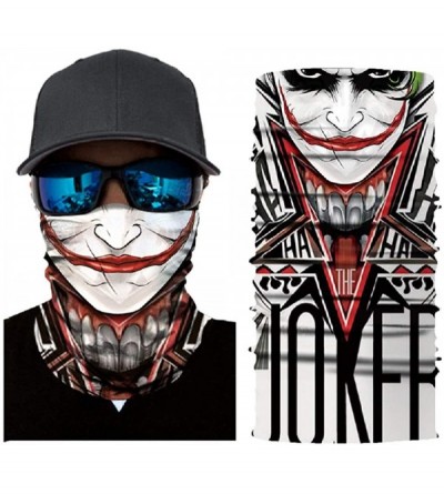 Balaclavas Unisex 3D Skull Printed Balaclava Headwear Multi Functional Face Mask for Outdoor Cycling Riding Motorcycle - C019...