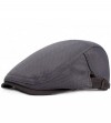 Newsboy Caps Mens Summer Mesh Adjustable Flat Ivy Newsboy Cabbie Gatsby Golf Sun Hat Cap - Darkgrey - CH18E3CRD88 $28.35