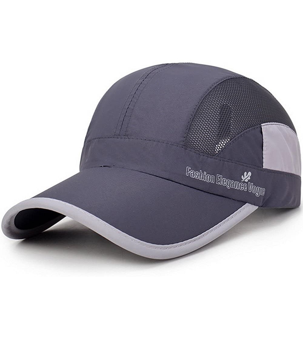 Baseball Caps Lightweight Running Waterproof Baseball Protection - Dark Gray - CU18EXKMC8H $10.26