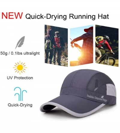 Baseball Caps Lightweight Running Waterproof Baseball Protection - Dark Gray - CU18EXKMC8H $10.26