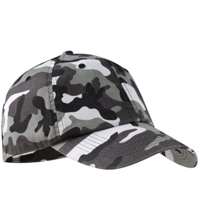 Baseball Caps Adjustable Camo Camouflage Cap Hat in - Winter Camo - CV11SYW033R $26.58