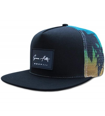 Baseball Caps Trucker Hat for Men & Women. Snapback Mesh Caps - Palm Beach - CO18EEGXH5H $23.08