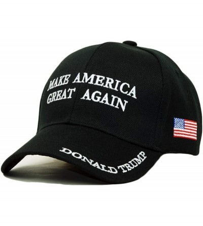 Baseball Caps Trump 2020 Keep America Great Embroidery Campaign Hat USA Baseball Cap - Make America Great Again- Black - CF19...