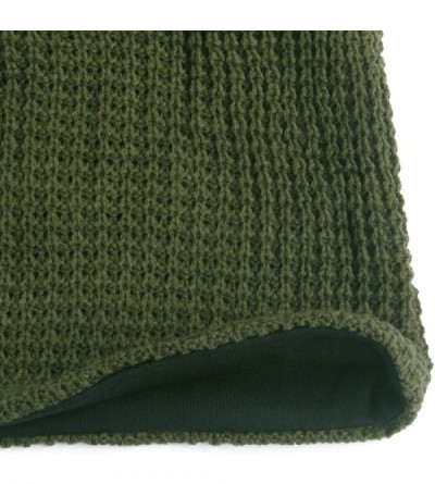 Skullies & Beanies Unisex Beanie Hat Slouchy Knit Cap Skullcap Baggy Crochet Style 1004 - Green - CY128ZOKOUF $8.67