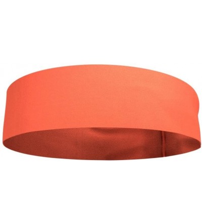 Headbands WICKING HEADBAND Sweatband - Neon Orange - C011KRYU17D $14.83