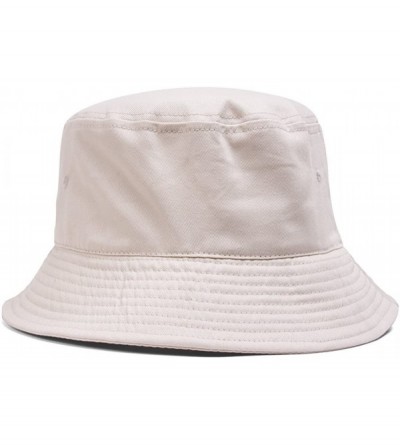 Baseball Caps Blank Cotton Bucket Hat - Khaki - C211Y937QET $9.23