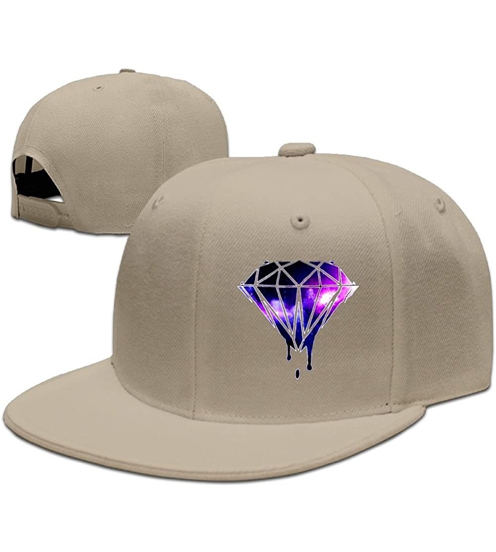 Baseball Caps Galaxy Diamond Baseball Caps Snapback Trucker Hats Snapbacks - Natural - CU12MY2HL0F $10.26